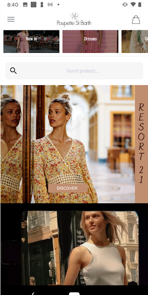 Emulate iPhone app Poupette St Barth using MyAndroid