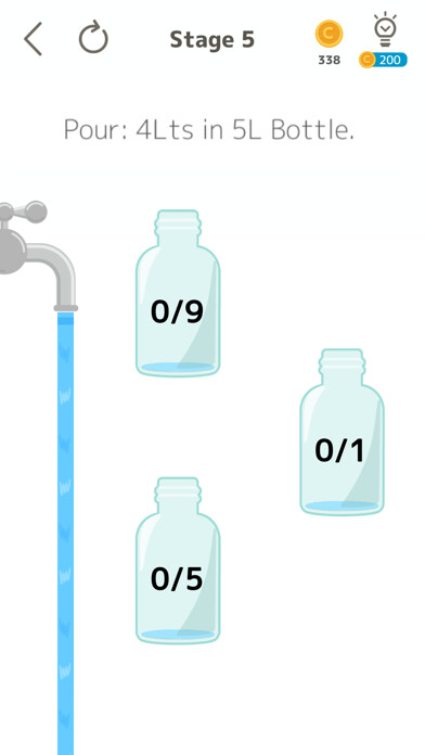 Emulate iPhone app Pouring Water - puzzle game using MyAndroid Emulate iPhone app Pouring Water - puzzle game using MyAndroid