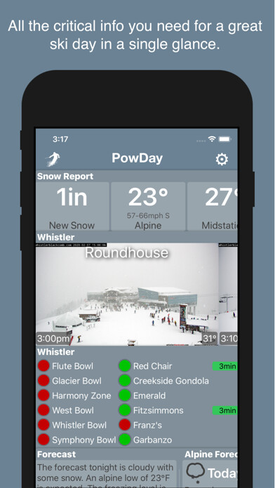 Emulate iPhone app PowDay using MyAndroid