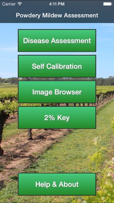 Emulate iPhone app Powdery Mildew Assessment Tool using MyAndroid Emulate iPhone app Powdery Mildew Assessment Tool using MyAndroid