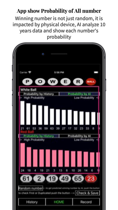 Emulate iPhone app Powerball Analyzer using MyAndroid Emulate iPhone app Powerball Analyzer using MyAndroid