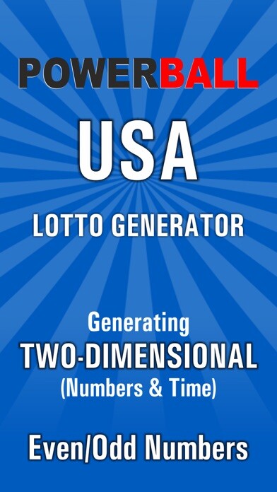 Emulate iPhone app Powerball USA Lotto Generator using MyAndroid