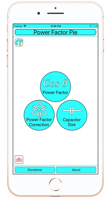 Emulate iPhone app Power Factor Pie using MyAndroid