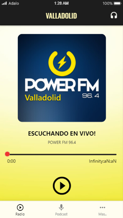 Emulate iPhone app Power FM valladolid using MyAndroid Emulate iPhone app Power FM valladolid using MyAndroid