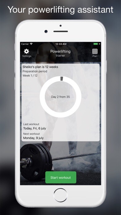 Emulate iPhone app Powerlifting Trainer using MyAndroid Emulate iPhone app Powerlifting Trainer using MyAndroid