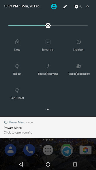 Run android online APK Power Menu (root) from MyAndroid or emulate Power Menu (root) using MyAndroid
