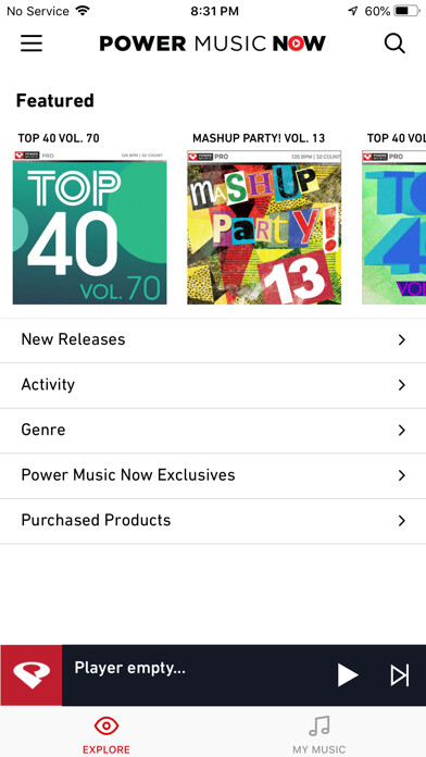 Run android online APK PowerMusic NOW from MyAndroid or emulate PowerMusic NOW using MyAndroid