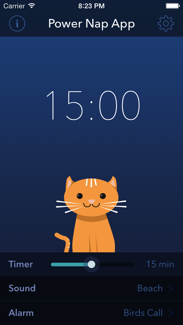 Emulate iPhone app Power Nap App PRO - Best Napping Timer for Naps with Relaxing Sleep Sounds using MyAndroid Emulate iPhone app Power Nap App PRO - Best Napping Timer for Naps with Relaxing Sleep Sounds using MyAndroid