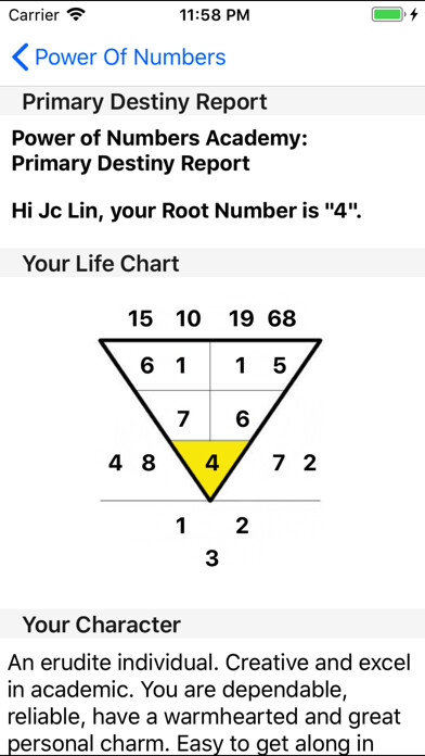 Emulate iPhone app Power Of Numbers using MyAndroid