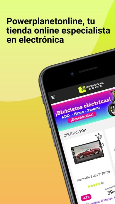 Emulate iPhone app PowerPlanet- Solo cosas chulis using MyAndroid