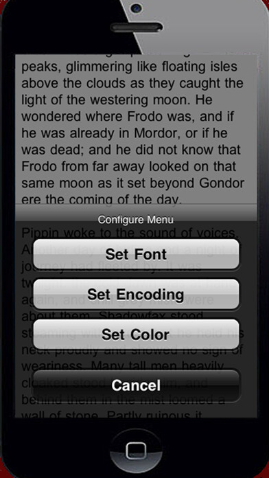 Emulate iPhone app PowerReader Lite using MyAndroid