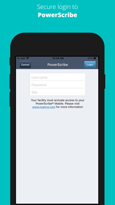 Emulate iPhone app PowerScribe Radiologist using MyAndroid Emulate iPhone app PowerScribe Radiologist using MyAndroid