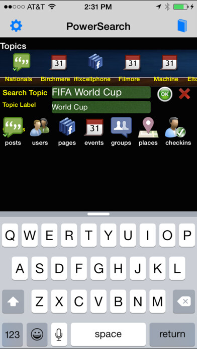 Emulate iPhone app PowerSearch for Facebook using MyAndroid Emulate iPhone app PowerSearch for Facebook using MyAndroid