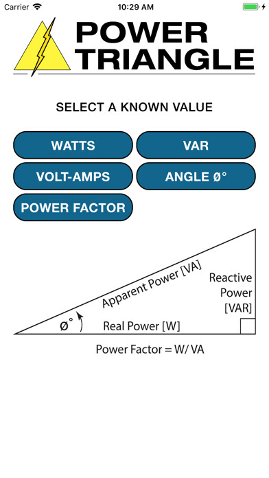Emulate iPhone app Power Triange Calculator using MyAndroid Emulate iPhone app Power Triange Calculator using MyAndroid