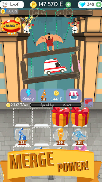 Run android online APK Power Village - Merge  Clicker from MyAndroid or emulate Power Village - Merge  Clicker using MyAndroid