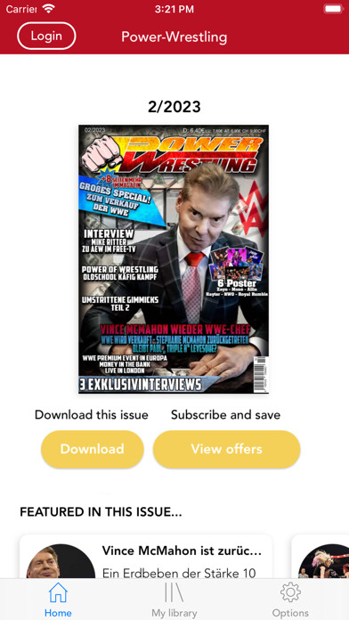 Emulate iPhone app Power-Wrestling MAGAZIN using MyAndroid Emulate iPhone app Power-Wrestling MAGAZIN using MyAndroid