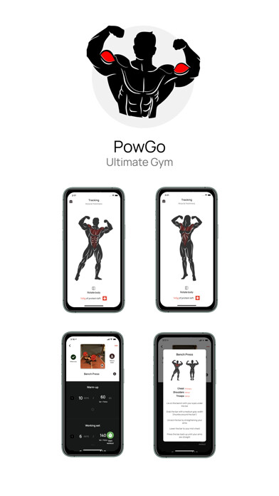 Emulate iPhone app PowGo - Weight & Gym Workout using MyAndroid Emulate iPhone app PowGo - Weight & Gym Workout using MyAndroid