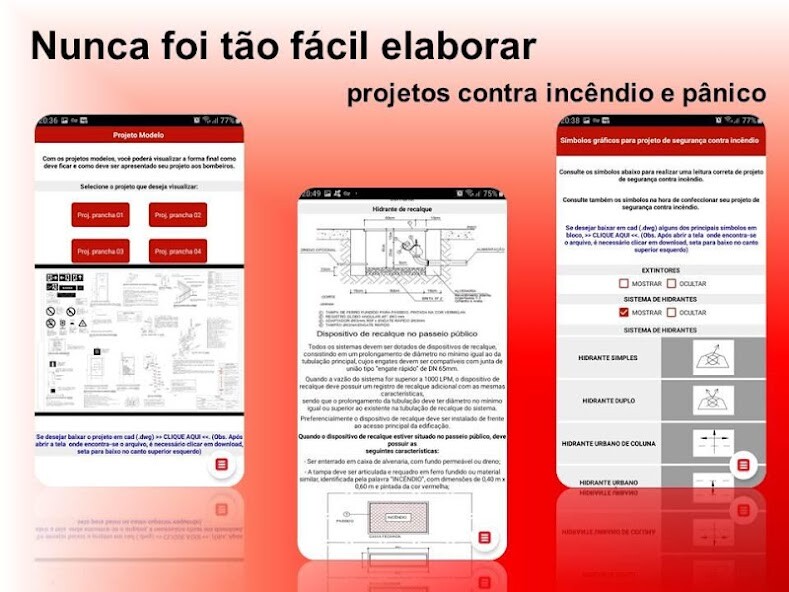Run android online APK PPCIP - Proj Incêndio e Pânico from MyAndroid or emulate PPCIP - Proj Incêndio e Pânico using MyAndroid