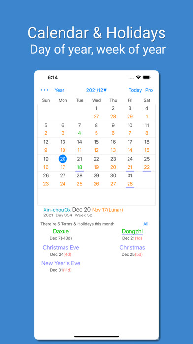 Emulate iPhone app PP Holiday Calendar mini using MyAndroid Emulate iPhone app PP Holiday Calendar mini using MyAndroid