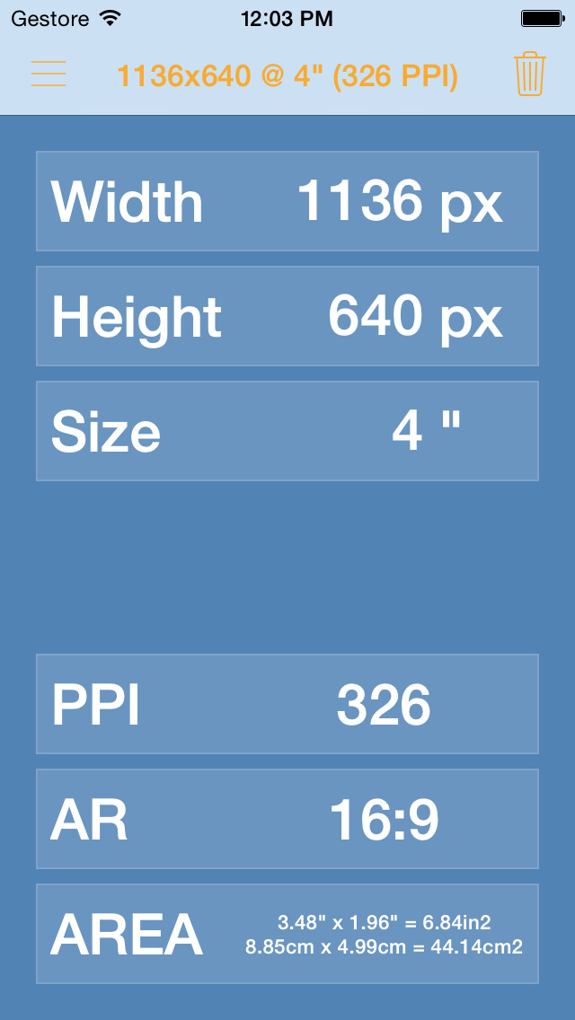 Emulate iPhone app PPI Calc - PPI Calculator using MyAndroid Emulate iPhone app PPI Calc - PPI Calculator using MyAndroid