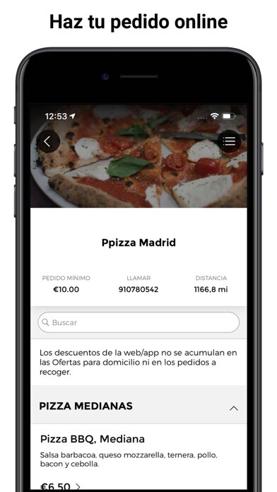 Emulate iPhone app Ppizza Madrid using MyAndroid Emulate iPhone app Ppizza Madrid using MyAndroid