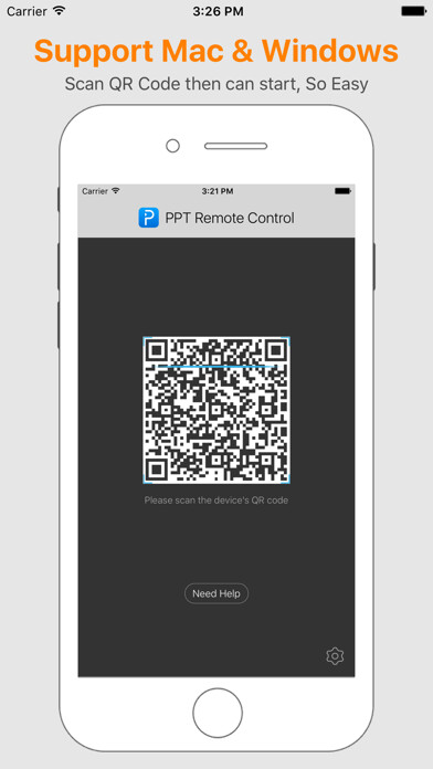 Emulate iPhone app PPT Remote Control - With laser pointer function using MyAndroid Emulate iPhone app PPT Remote Control - With laser pointer function using MyAndroid