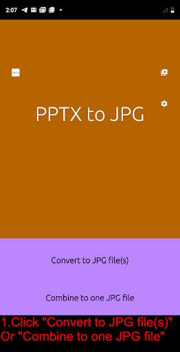 Run android online APK PPTX to JPG from MyAndroid or emulate PPTX to JPG using MyAndroid