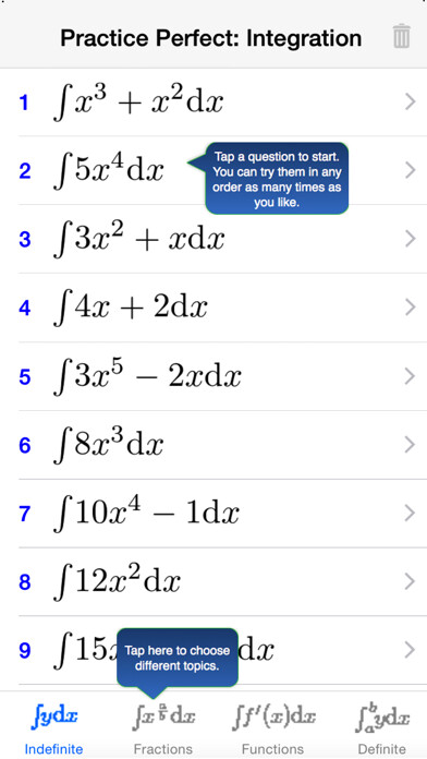 Emulate iPhone app Practice Perfect: Maths 6 using MyAndroid
