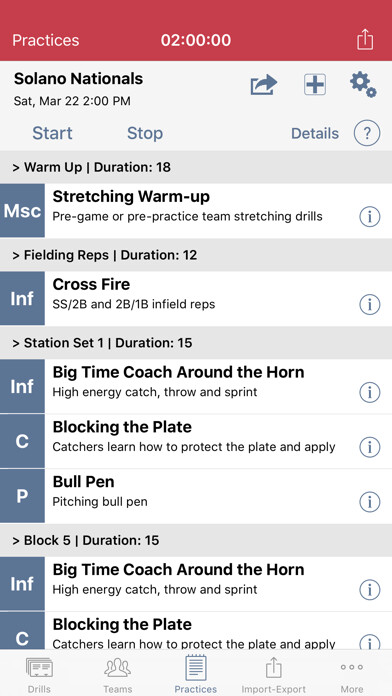 Emulate iPhone app Practice Planner - Baseball using MyAndroid Emulate iPhone app Practice Planner - Baseball using MyAndroid