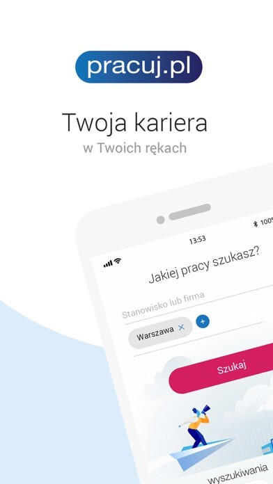 Emulate iPhone app Pracuj.pl – oferty pracy using MyAndroid