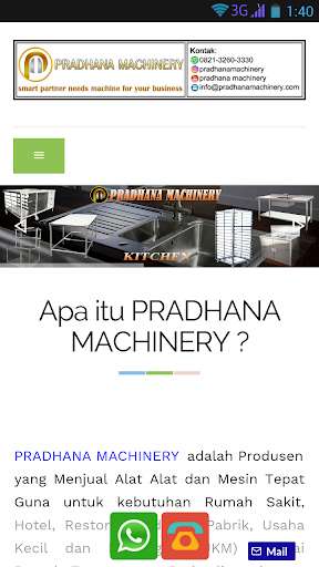 Run android online APK Pradhana Machinery from MyAndroid or emulate Pradhana Machinery using MyAndroid