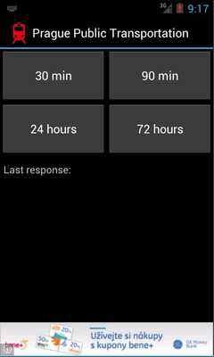 Emulate Android APK Prague Public Transportation