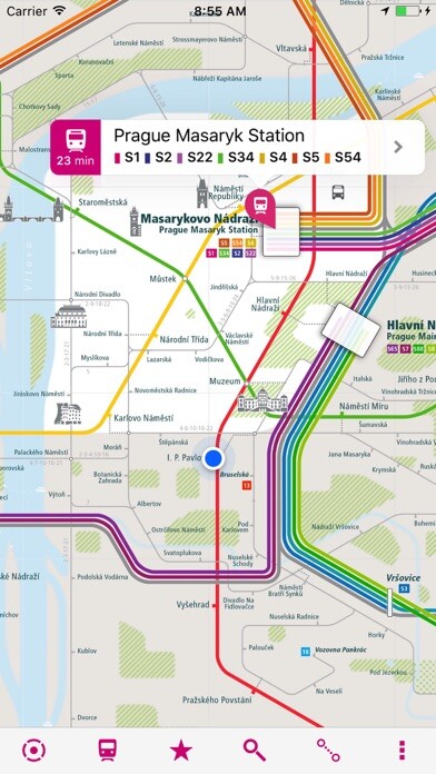 Emulate iPhone app Prague Rail Map Lite using MyAndroid Emulate iPhone app Prague Rail Map Lite using MyAndroid