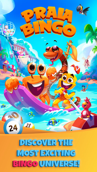 Emulate iPhone app Praia Bingo: Bingo Online using MyAndroid