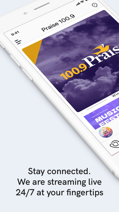 Emulate iPhone app Praise 100.9 using MyAndroid Emulate iPhone app Praise 100.9 using MyAndroid