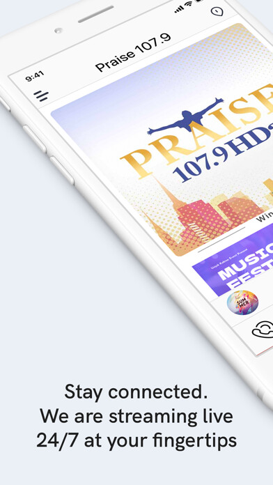 Emulate iPhone app Praise 107.9 - Philadelphia using MyAndroid Emulate iPhone app Praise 107.9 - Philadelphia using MyAndroid