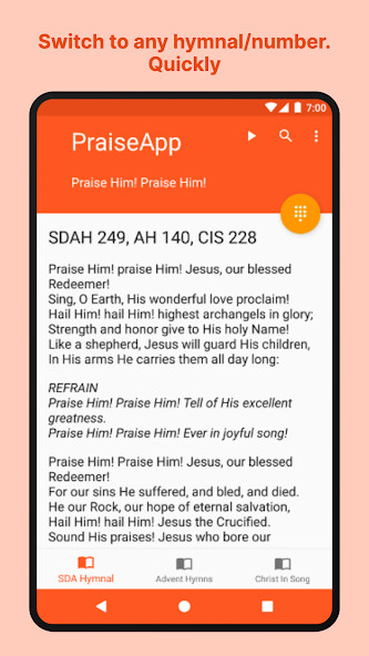 Run android online APK PraiseApp: SDAH, AH CS hymns from MyAndroid or emulate PraiseApp: SDAH, AH CS hymns using MyAndroid Run android online APK PraiseApp: SDAH, AH CS hymns from MyAndroid or emulate PraiseApp: SDAH, AH CS hymns using MyAndroid