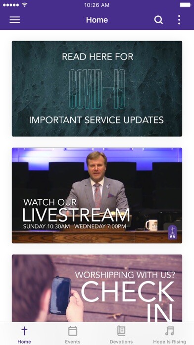 Emulate iPhone app Praise Cathedral using MyAndroid Emulate iPhone app Praise Cathedral using MyAndroid