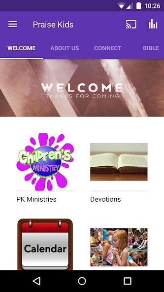 Run android online APK Praise Kids Ministry from MyAndroid or emulate Praise Kids Ministry using MyAndroid