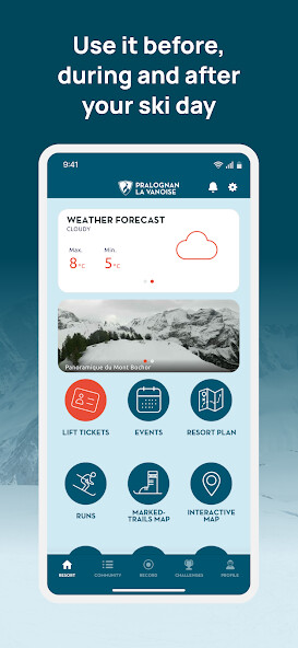 Emulate iPhone app Pralognan la Vanoise using MyAndroid Emulate iPhone app Pralognan la Vanoise using MyAndroid
