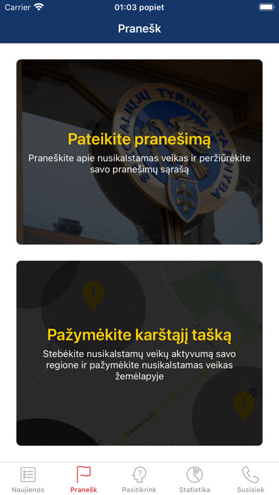 Emulate iPhone app Pranešk STT using MyAndroid Emulate iPhone app Pranešk STT using MyAndroid