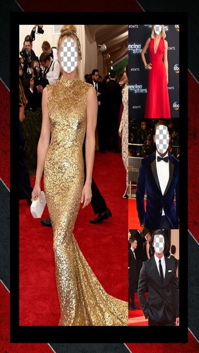 Emulate iPhone app Prank Red Carpet - Try Celebrity Suits to look Top Prank Your friends using MyAndroid