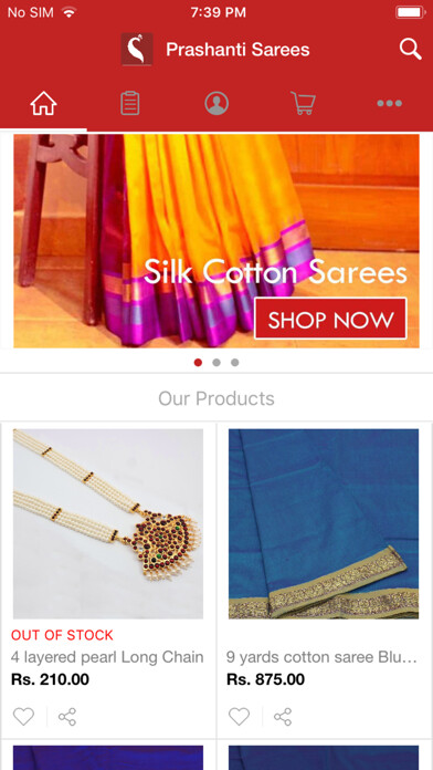 Emulate iPhone app Prashanti Sarees using MyAndroid Emulate iPhone app Prashanti Sarees using MyAndroid