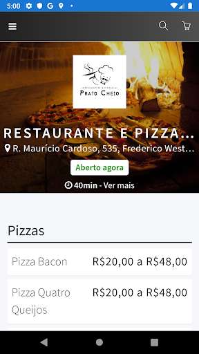 Run android online APK Prato Cheio Pizzaria from MyAndroid or emulate Prato Cheio Pizzaria using MyAndroid Run android online APK Prato Cheio Pizzaria from MyAndroid or emulate Prato Cheio Pizzaria using MyAndroid
