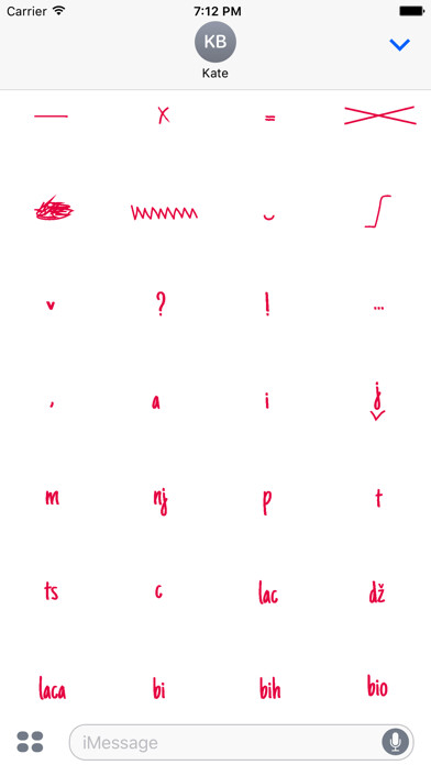 Emulate iPhone app Pravopis i gramatika using MyAndroid