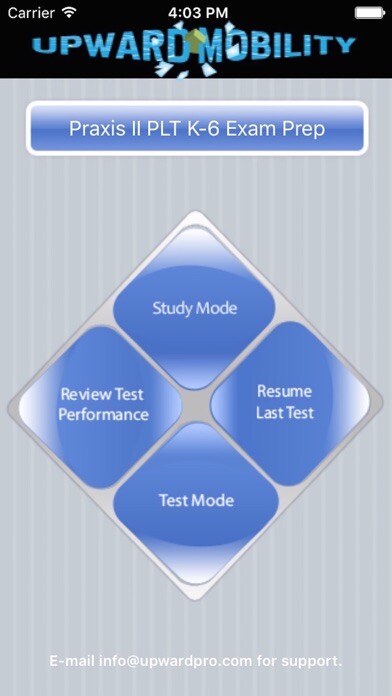 Emulate iPhone app Praxis II PLT K-6 Exam Prep using MyAndroid