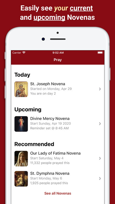 Emulate iPhone app Pray Catholic Prayers using MyAndroid Emulate iPhone app Pray Catholic Prayers using MyAndroid