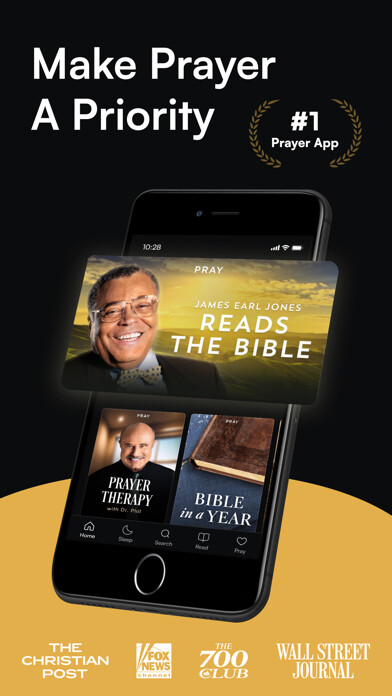 Emulate iPhone app Pray.com: Bible & Daily Prayer using MyAndroid