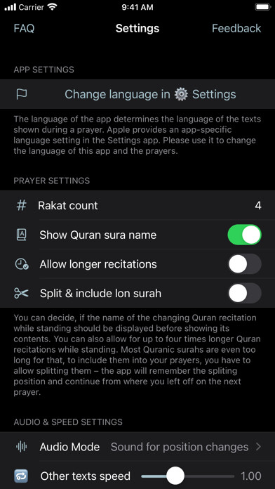 Emulate iPhone app Prayer in English using MyAndroid