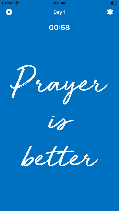 Emulate iPhone app Prayer is Better using MyAndroid
